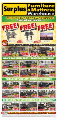 Surplus Furniture deals in the Surplus Furniture catalogue ( Published today)