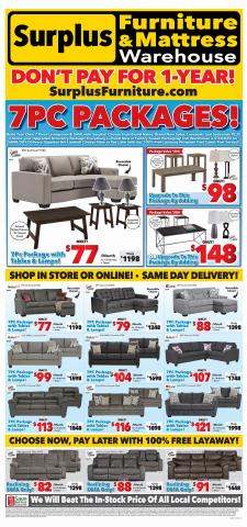 Surplus Furniture catalogue in Edmonton | Weekly Flyer | 2022-09-05 - 2022-09-18