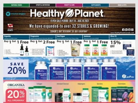 Healthy Planet catalogue | Weekly Flyer | 2022-07-14 - 2022-08-10