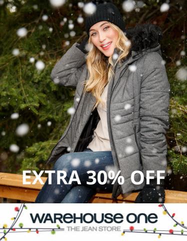 Offer on page 7 of the Extra 30% OFF catalog of Warehouse One