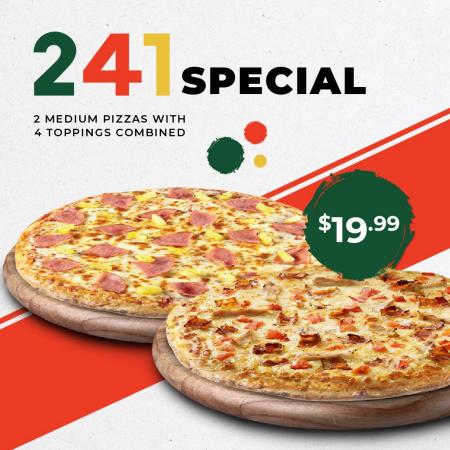 Restaurants offers | Promotion in 241 Pizza | 2022-02-07 - 2022-05-30