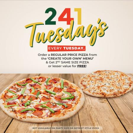 241 Pizza catalogue | Promotion | 2023-03-13 - 2023-04-13