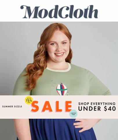 ModCloth catalogue | Summer Sizzle up to 75% off | 2022-07-15 - 2022-08-15