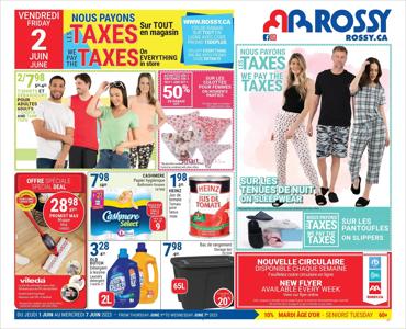 Clothing, Shoes & Accessories offers in Ottawa | Rossy weeky flyer in Rossy | 2023-06-01 - 2023-06-07
