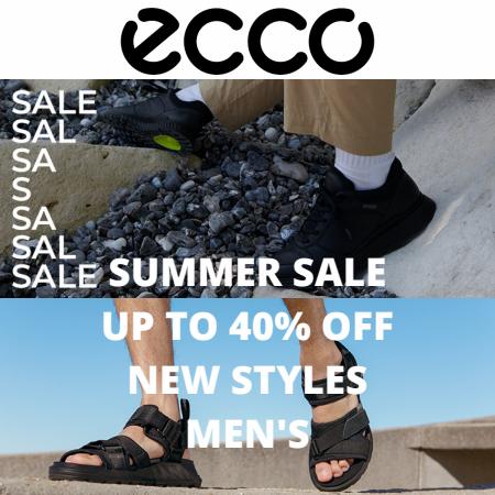 ECCO catalogue | Summer Men's Sale up to 40% off | 2022-07-13 - 2022-08-13