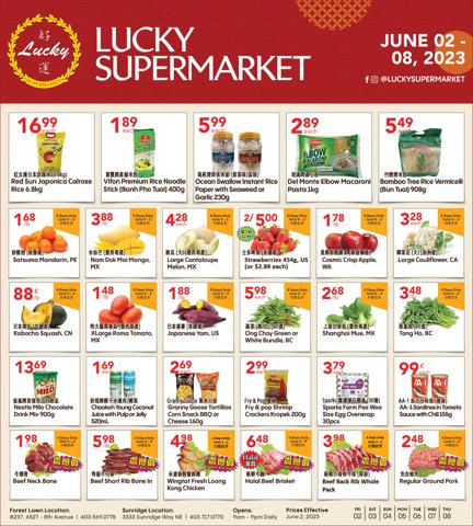 Lucky Supermarket catalogue | Lucky Supermarket flyer | 2023-06-02 - 2023-06-08