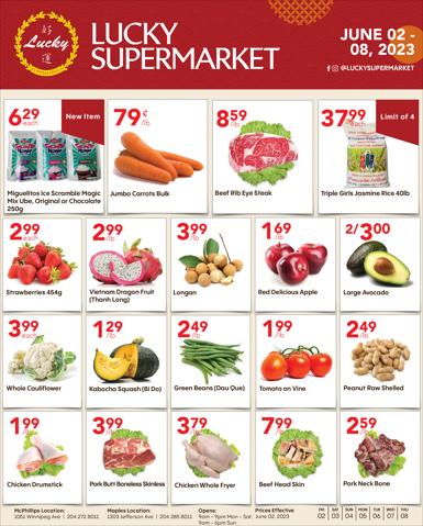 Lucky Supermarket catalogue in Winnipeg | Lucky Supermarket flyer | 2023-06-02 - 2023-06-08