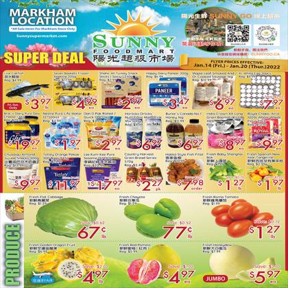 Sunny Food Mart deals in the Sunny Food Mart catalogue ( 3 days left)