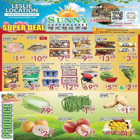 Sunny Food Mart catalogue in Stouffville | Sunny Food Mart Weekly ad | 2022-06-24 - 2022-06-30