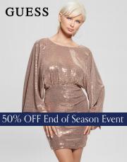 Guess catalogue | 50% OFF End of Season Event | 2023-01-14 - 2023-01-31