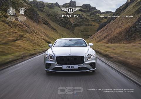 Offer on page 22 of the The Continental GT Range catalog of Bentley