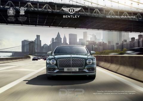 Offer on page 21 of the The Flying Spur Range catalog of Bentley