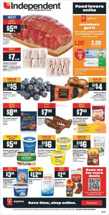 Grocery deals in the Independent Grocer catalogue ( 2 days left)