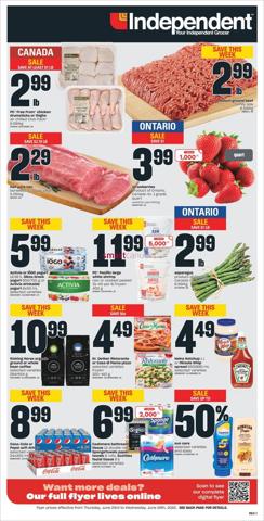Independent Grocer catalogue in Oshawa | Independent Grocer weeky flyer | 2022-06-23 - 2022-06-29