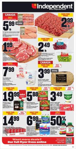 Independent Grocer catalogue in Ottawa | Independent Grocer weeky flyer | 2023-02-02 - 2023-02-08