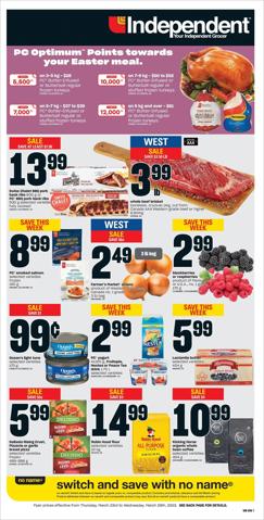 Independent Grocer catalogue in Vancouver | Independent Grocer weeky flyer | 2023-03-23 - 2023-03-29