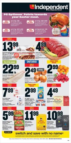 Independent Grocer catalogue in Gatineau | Independent Grocer weeky flyer | 2023-03-23 - 2023-03-29