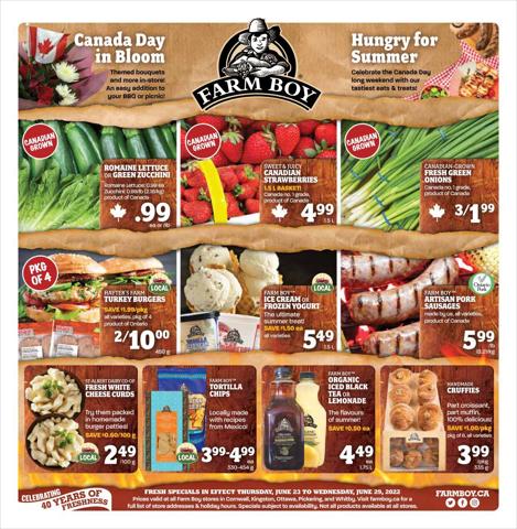 Farm Boy catalogue in Ottawa | Farm Boy weekly flyer | 2022-06-23 - 2022-06-29