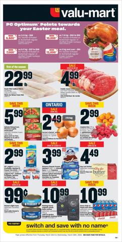 Valu-mart catalogue in Northeastern Manitoulin and the Islands | Valu-mart weeky flyer | 2023-03-23 - 2023-03-29