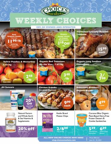 Choices Market catalogue in Kelowna | Weekly Specials | 2022-06-23 - 2022-06-29