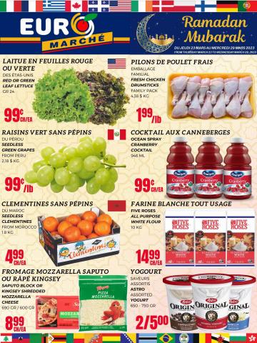 Euromarché catalogue in Montreal | Flyer Euromarché | 2023-03-23 - 2023-03-29