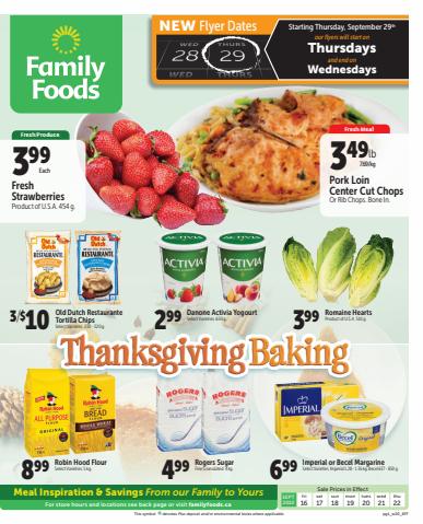 Family Foods catalogue in Kindersley | Family Foods weekly flyer | 2022-09-16 - 2022-09-29
