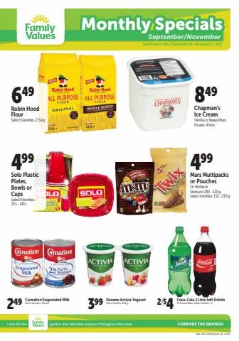 Family Foods catalogue in Kindersley | Family Foods monthly flyer | 2022-09-29 - 2022-10-05