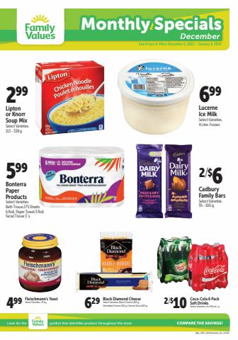 Family Foods catalogue in Thunder Bay | Family Foods monthly flyer | 2022-12-01 - 2023-01-04