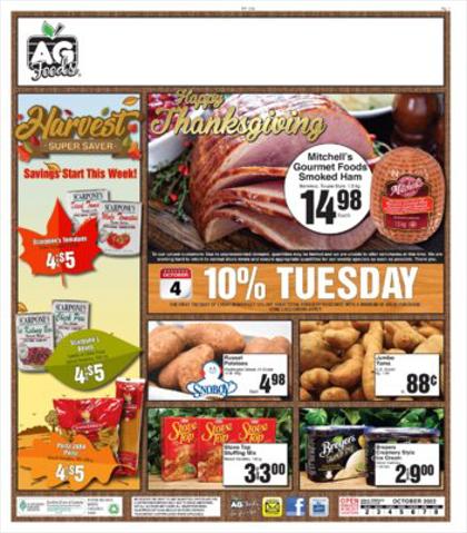 AG Foods catalogue in Lethbridge | AG Foods weekly flyer | 2022-10-02 - 2022-10-08