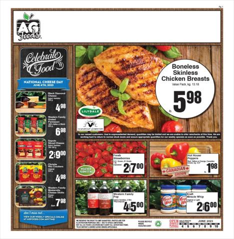 AG Foods catalogue in Kamloops | AG Foods weekly flyer | 2023-06-04 - 2023-06-10