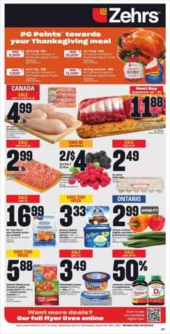 Zehrs Markets catalogue in St. Catharines | Zehrs Markets Weekly ad | 2022-09-22 - 2022-09-28