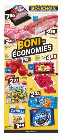 Marché Bonichoix catalogue in Matagami | Circulaire de la semaine | 2022-09-29 - 2022-10-05
