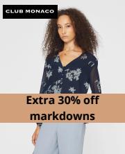 Club Monaco catalogue in Montreal | Extra 30% off markdowns | 2023-03-06 - 2023-03-21