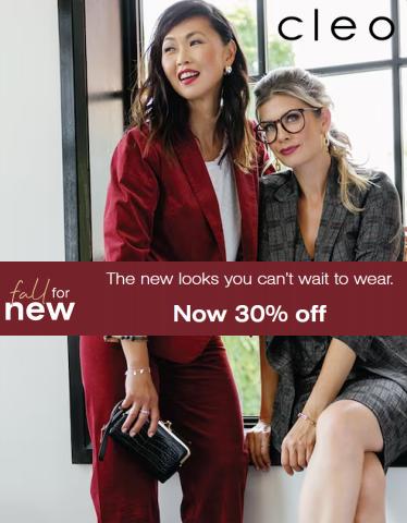 Cleo catalogue in Sault Ste. Marie | Cleo Fall for New 30% Off | 2023-09-18 - 2023-10-03