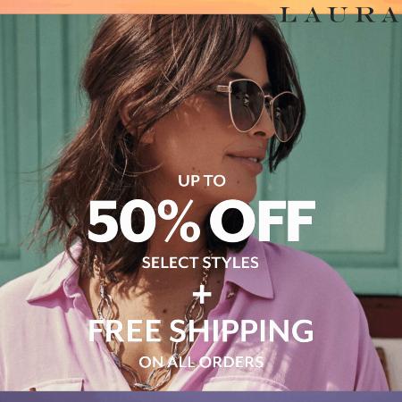 Laura catalogue | Up to 50% off Select Styles | 2022-08-02 - 2022-08-16