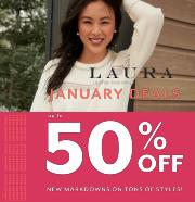 Laura catalogue in Calgary | Juanuary Deals up to 50% Off  | 2023-01-09 - 2023-01-31