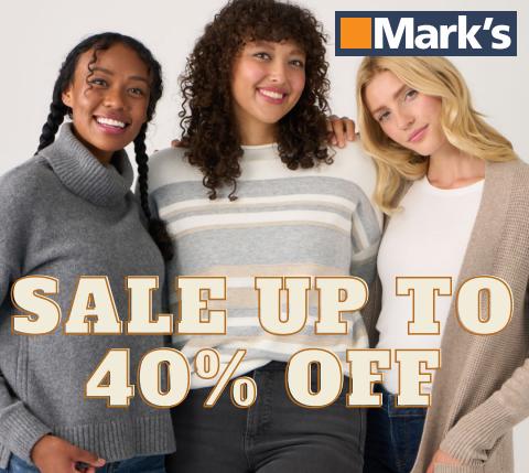 Mark's catalogue in Edmonton | Mark's Sale up to 40% Off | 2023-09-29 - 2023-10-09