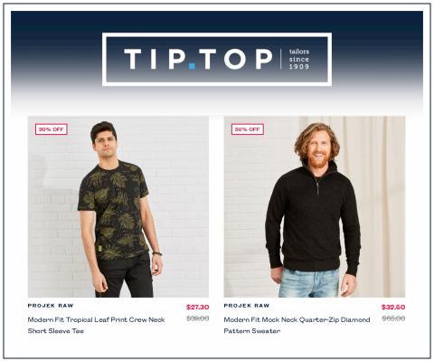 Tip Top Tailors catalogue | On Sale! | 2022-05-13 - 2022-07-18