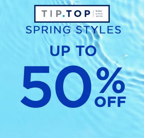 Tip Top Tailors catalogue | Spring Styles up to 50% Off  | 2023-05-09 - 2023-06-09