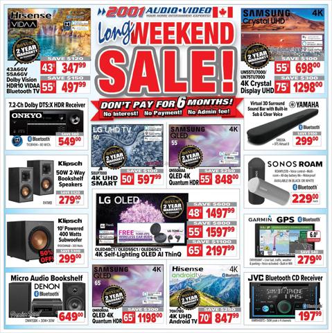 2001 Audio Video catalogue | 2001 Audio Video weekly flyer | 2022-05-20 - 2022-05-26