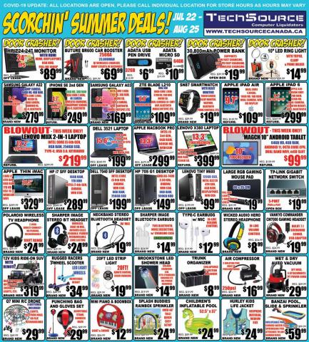 TechSource catalogue | Weekly Flyer | 2022-07-22 - 2022-08-22