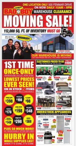 Bad Boy Superstore catalogue | Weekly Flyer | 2023-01-12 - 2023-02-08