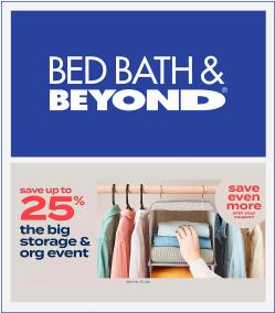 Home & Furniture deals in the Bed Bath & Beyond catalogue ( 5 days left)