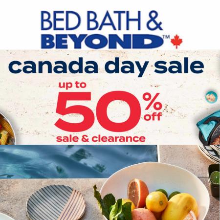 Bed Bath & Beyond catalogue in Toronto | Canada Day Sale up to 50% off | 2022-06-27 - 2022-07-05