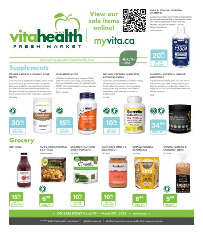 Vita Health catalogue | Vita Health weekly flyer | 2023-03-10 - 2023-03-29