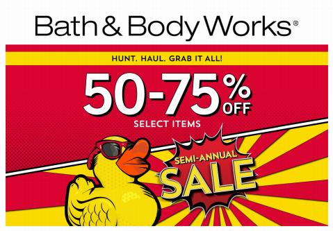 Bath & Body Works catalogue in Toronto | 50-75% OFF Select Items | 2022-06-15 - 2022-08-15