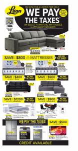 Home & Furniture offers in Montreal | Corporate Stores in Leon's | 2023-01-19 - 2023-02-08
