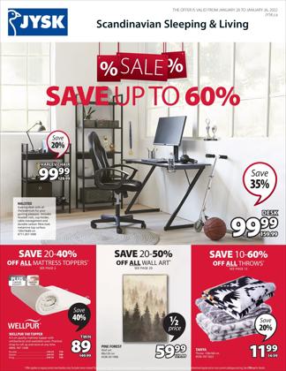 Home & Furniture deals in the JYSK catalogue ( Expires tomorrow)