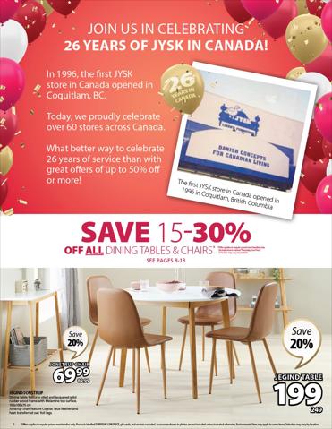 JYSK catalogue in Calgary | This week's offer Flyer | 2022-09-29 - 2022-10-05