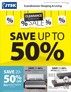 Home & Furniture offers in Vancouver | This week's offer Flyer in JYSK | 2023-02-02 - 2023-02-08